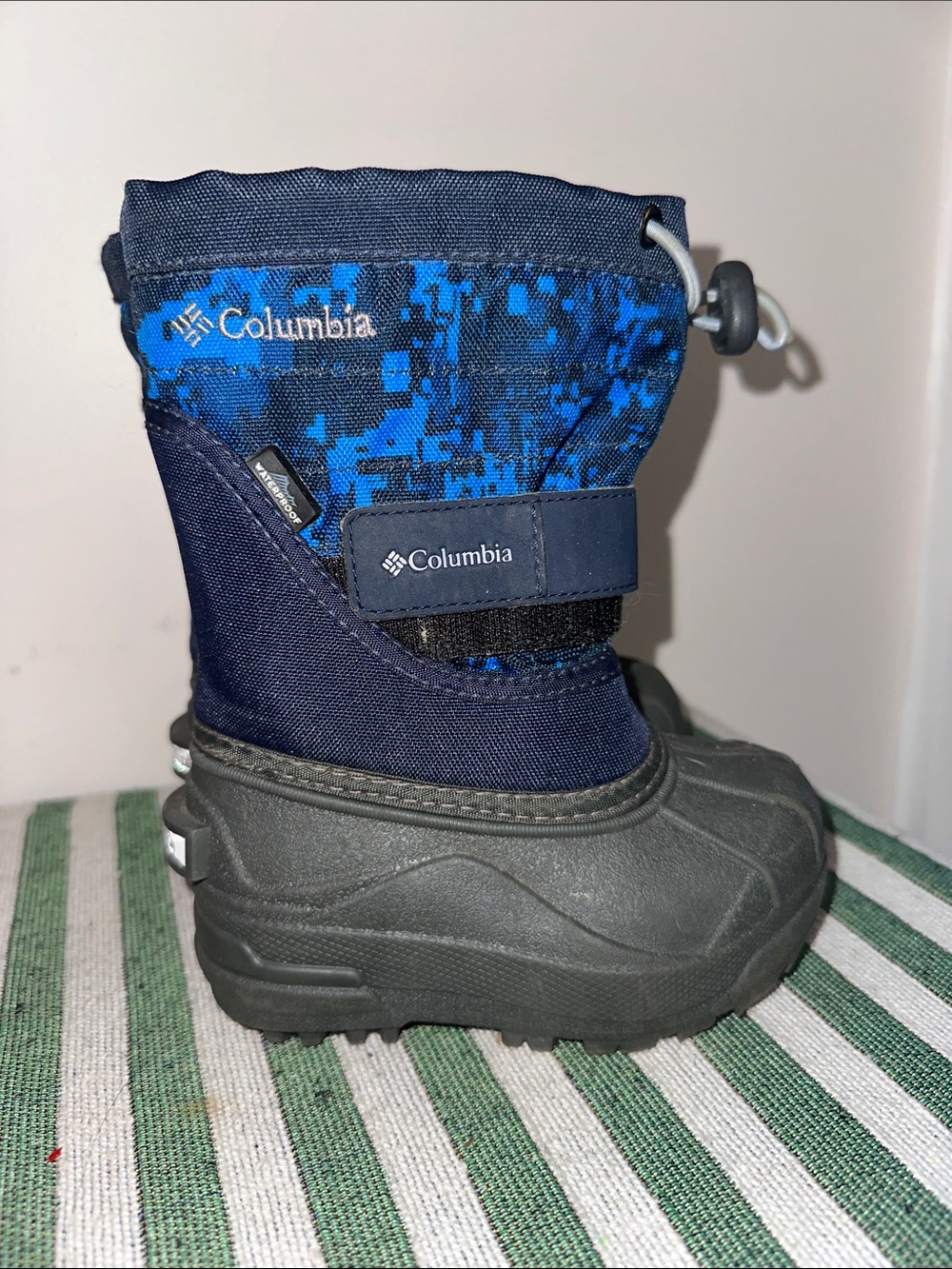Columbia Navy and Blue Kids' Winter Boot